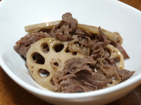 すき焼きレンコン