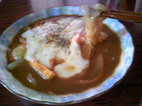 ❀カレーとチーズな、お雑煮❀