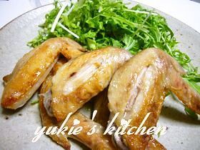 やみつき!!焼鳥屋さんの手羽先の塩焼き!