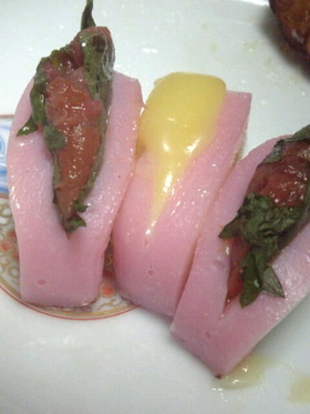 かまぼこにいろいろ挟んで焼いちゃう?