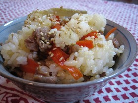 生姜が決手♪残りごはんで混ぜ込みごはん