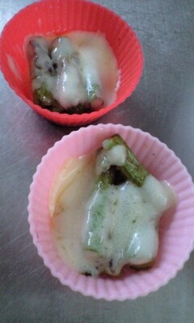 お弁当にもう1品 アスパラチーズ