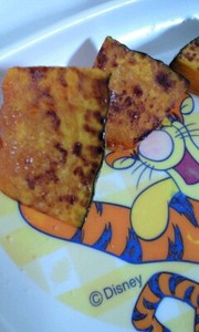 お弁当にもう1品 焼くだけカボチャの写真