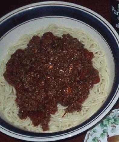スパゲティミートソースの写真