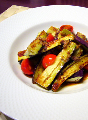 なすとトマトのイタリアン焼きサラダ