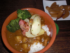 ヘルシー旬のホワイトアスパラカレー