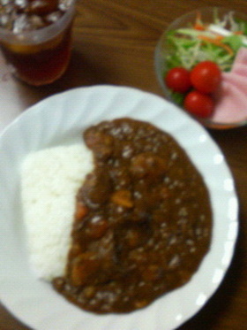 圧力鍋で、トロトロ~牛スジカレー!