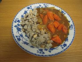 野菜カスを使ったカレー(保温調理)