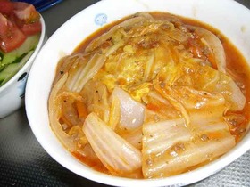 白菜の重ね焼き