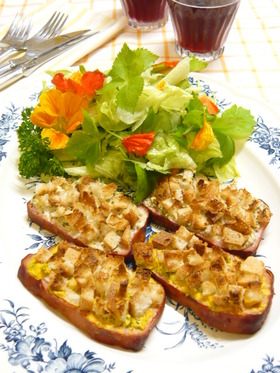 焼豚のクルトン焼き
