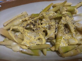 たけのこのチーズ焼き