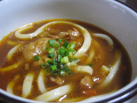 残り物のカレーをリメイク!カレーうどん
