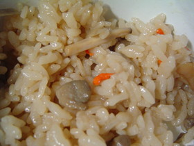本当に秘密!!のかしわご飯
