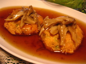 白玉豆腐の揚げだし