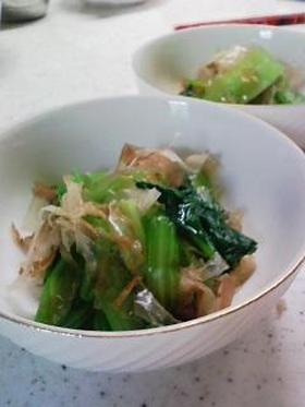 超簡単&超さっぱり 青菜の副菜
