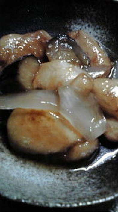 鶏胸肉とナスと玉ねぎの甘酢煮の写真