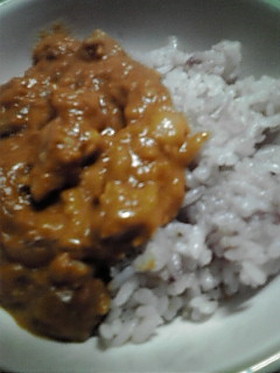 本日のカレー*ツナカレー