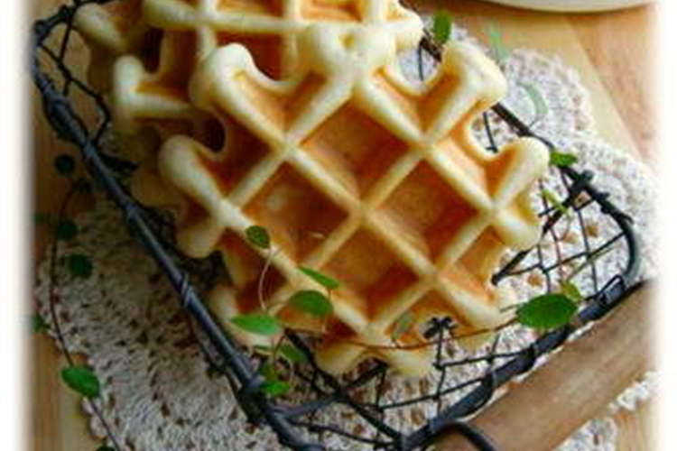 バター不使用 私の簡単ワッフル レシピ 作り方 By Mio クックパッド
