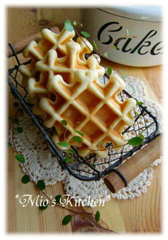 自家製バターミルクワッフルのレシピ