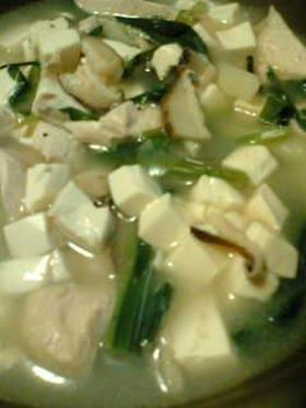 豆腐とニラのうま煮