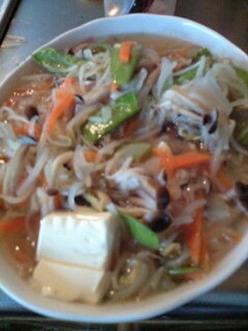豆腐の野菜あんかけ