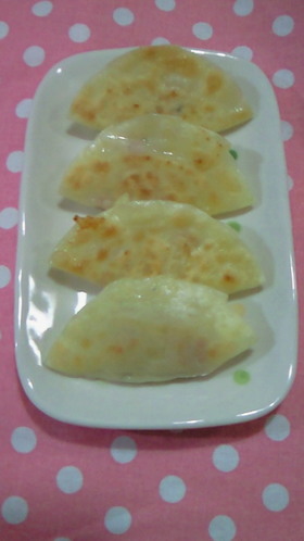 たまねぎとベーコンの餃子