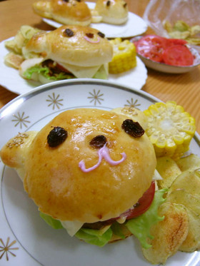 【こぐま*ハンバーガー♪】
