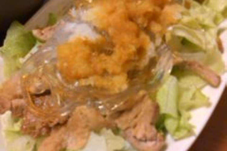 ところてんプラス豚しゃぶサラダ レシピ 作り方 By 女子部 クックパッド