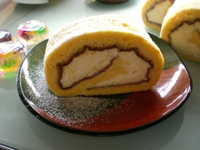 しっとりロールケーキ＊京都のお味噌風味の写真