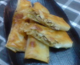 ☆モヤシ・ヘルシー焼き春巻き☆