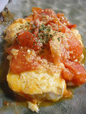 トマトと豆腐のアンティパスト