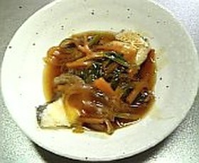魚の野菜たーっぷりあんかけ