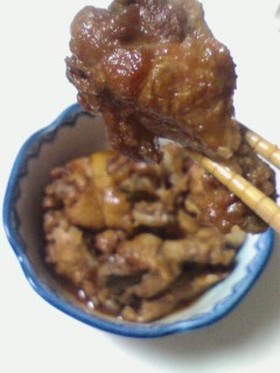 大ヒット!手羽元のニンニク煮