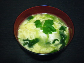 三つ葉のかき玉汁