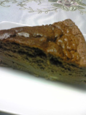 口溶けシュワ~☆チョコバナナケーキ☆