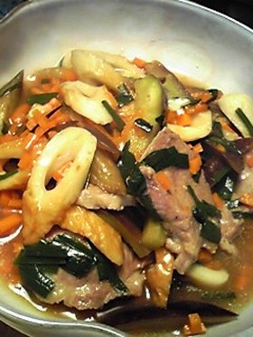 ★豚肉と野菜のスタミナ炒め★
