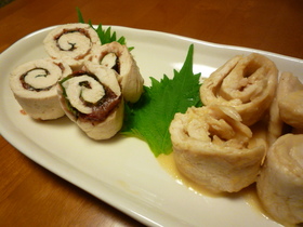 ♡◎鶏ささみの梅大葉巻き&味噌チーズ巻き