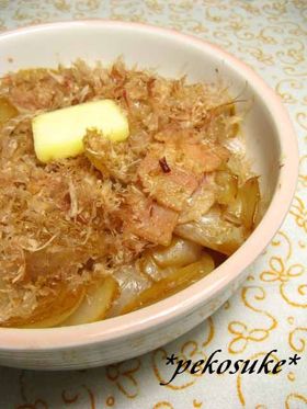 新玉ねぎのシンプル☆バター炒め