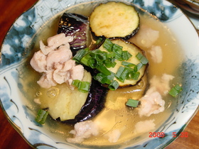 揚げ茄子のあんかけ♪