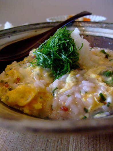 【クノール】山芋とおくらの雑穀スープ飯の写真