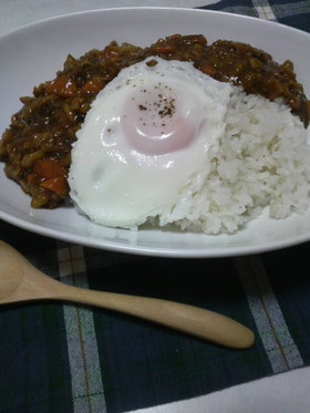 鶏ミンチとレンコン★筍のカレー