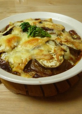カレーの後のお楽しみ❀なすドリア!