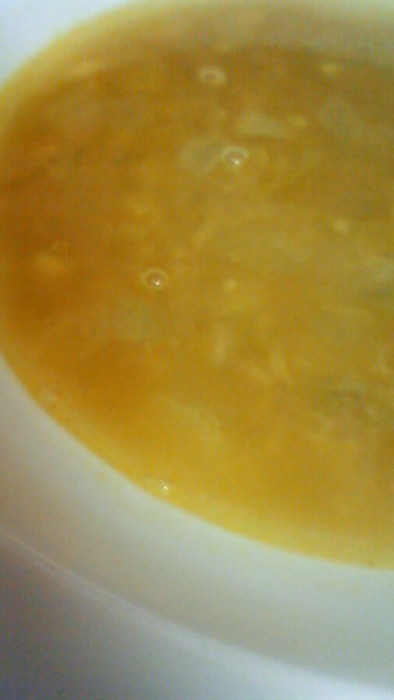 レンズ豆のカレースープの写真