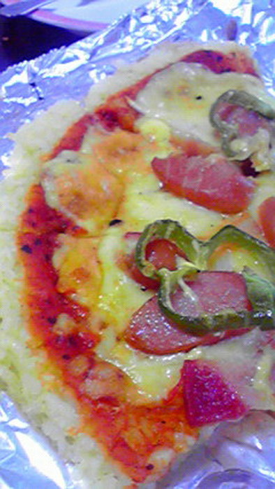 簡単おいしいライスピザ☆の写真
