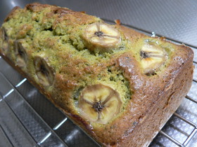 抹茶バナナケーキ