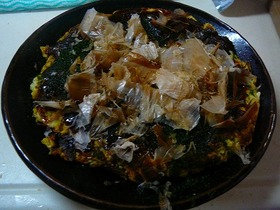 チョッと変わったお好み焼き(関西風)