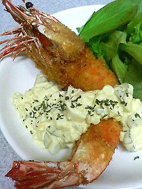 洋食屋さんのエビフライ!タルタルソース★