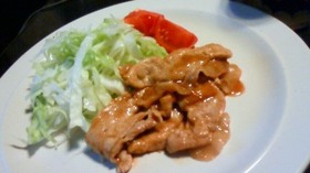 豚肉のしょうが焼き