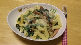 余り物クリームペンネ♪♪
