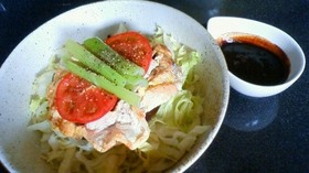 豚肉サラダ丼